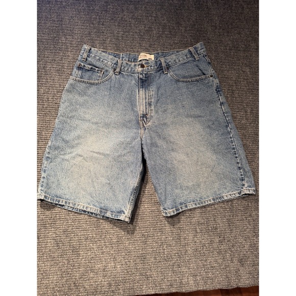 Levi Strauss Mens Jean Shorts Size 38 Loose Fit Signature Vintage 1873 - Picture 1 of 15